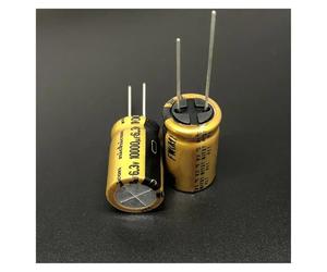 2pcs/10pcs 10000uF 6.3V 16x25mm 6.3V10000uF Audio Aluminum Electrolytic Capacitor BIANMTSW(10pcs)