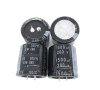2PCS/10PCS 1500uf 200v GW 35x35mm 200V1500uF Snap-in PSU Capacitor IDGTTLDF(10PCS)