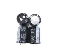 2PCS/10PCS 150uf 450v GW/GY/GN 25x35mm 450V150uF Snap-in PSU Capacitor ICXLPMC(10PCS)