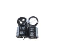 2PCS/10PCS 180uf 250v 22x20mm 250V180uF Snap-in PSU Capacitor IDGTTLDF(10PCS)