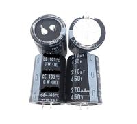 2PCS/10PCS 270uf 450v 30x40mm 450V270uF Snap-in PSU Capacitor AUOQKQUT(2PCS)