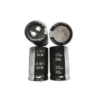 2PCS/10PCS 270uf 450v GG 25x40mm 450V270uF Snap-in PSU Capacitor BIANMTSW(2PCS)