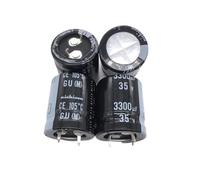 2PCS/10PCS 3300uf 35v GU/GY 22x25mm 35V3300uF PSU Capacitor CZAOINCU(2PCS)