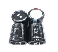 2PCS/10PCS 390uf 400v GN/GU 35x35mm 400V390uF Snap-in PSU Capacitor ICXLPMC(10PCS)