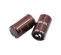 2pcs-10pcs 450V470UF Aluminum Electrolytic Capacitor 470UF 450V 30 * 50MM (Size : 2PCS)