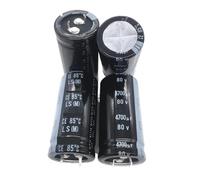 2PCS/10PCS 4700uf 80v LS/GU 25x50mm 80V4700uF Snap-in PSU Capacitor IDGTTLDF(10PCS)