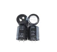 2PCS/10PCS 470uf 200v GU 25x30mm 200V470uF Snap-in PSU Capacitor IDGTTLDF(2PCS)