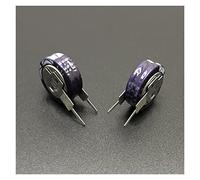 2Pcs/10Pcs/50Pcs 0.33F 5.5V DXN Series 11.5x13mm 5.5V0.33F V-Type Low ESR Capacitor Electronic devices (Size : 2Pcs)
