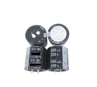 2PCS/10PCS 680uf 200v 30x30mm 200V680uF Snap-in PSU Capacitor IDGTTLDF(10PCS)