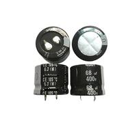 2PCS/10PCS 68uf 400v GJ 25x20mm 400V68uF Snap-in PSU Capacitor IDGTTLDF(10PCS)