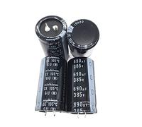 2PCS/10PCS 690uf 385v GU 30x55mm 385V690uF Snap-in PSU Capacitor Electronic devices (Size : 2PCS)