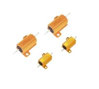 2PCS 10W 25W RX24 Aluminum Power Metal Shell Case Wirewound Resistor 0.1~10K 0.1 0.2 0.3 1 2 68 10 20 100 200 500 1K 10K Ohm(5.6R)