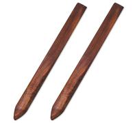 2Pcs 11 Inch Wooden Sourdough Bread Mixing Stir Stick Spurtle, Smooth Wooden Paddle Spatulas, Wood Spatula Sourdough Bread Making Tools, Durable Wood Spatulas Mixer Stick for Breads, Kitchen Cooking
