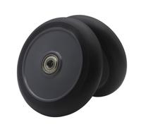 2Pcs 110mm Scooter Wheels - 110mm Pro Kick Scooter Wheels Replacement Pair-Plastic Core for Razor Fuzion Scooters (Gray)