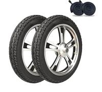 2pcs 12.5 x 2.25 Tire Inner Tube, 12 1/2 x 2 1/4 E-Bike Tire and Tube with Angled Valve Stem for Electric Ride-On Bike Scooter Bicycle Stroller, 35-45 P.S.I.