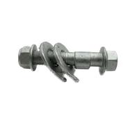 2Pcs 12.9 Car Four Wheel Alignment Eccentric Screw 10/12/13/14/15/16/17mm Camber Angle Adjustment Bolt Car Tire Balance Weight(14.2mm Double gasket)