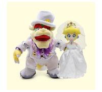 (2pcs) 12" Super Mario Kuba Princess Toadstool Peach Kids Doll Toys Plush