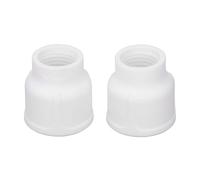 2Pcs 12# Tig Welding Cups White Ceramic Welding Torch Tig Cup Ceramic Nozzle Accessory Kit for DB for SR WP 9 20 25