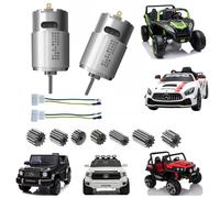 2Pcs 12 Volt RS550 40000RPM Motor for Kids Electric Ride On Car Upgrade,High Speed Motor Gearbox Accessories for 12V Electric Motor Bike Replacement Parts