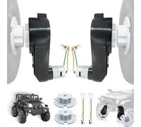 2PCS 12 Volt RS550 40000RPM Motor Gearbox for Kids Ride-Ones Motor Upgrade,High-Speed 12V Motor for Electric Vehicle Power Wheels Replace Parts,2PCS Free Coupler
