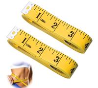 2Pcs 120 Inch/300cm Tape Measure Soft Body, Dual-Sided Body Tape Measure, Flexible Tapeline Sewing for Waist, Chest Circumference, Weight Loss, Dressmaking, Fabric & Fitness Measurement