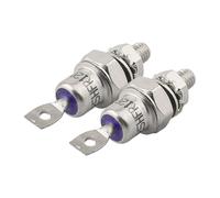 2Pcs 1200V Stud Mount Diode Rectifier 25A/40A/50A/70A/85A Positive Cathode Negative Anode for Welding Battery Charger Power Supply(25HFR120)