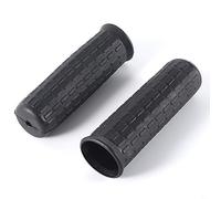 2Pcs 122 x 30mm Wheelbarrow Rubber Handles, Anti-skid and shock absorption Round Tubes Black Replacement Universal Handles