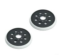 2pcs 125mm Backing Pad 5 Inch Sanding Disc Holder for Bosch GEX125-1AE PEX220 PEX220A Orbital Sander Accessories 8 Holes Rubber Base