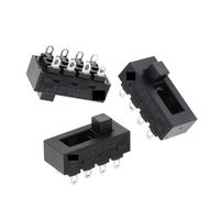 2PCS 12A 250V 3 Position 8 Pin Toggle Slide DIP Switch LQ-103H Hair Dryer Cold Wind