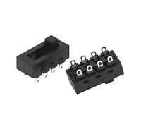 2PCS 12A 250V 3 Position 8 Pin Toggle Slide DIP Switch LQ-103H Hair Dryer Hot Cold Wind FH6218/20/21/31