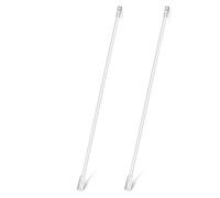 2pcs 12in Replacement Control Wand Tilter for Venetian Blind - Window Blind Tilt Rod with Hook&Grip