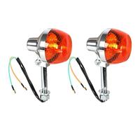 2Pcs 12V 12mm Turn Signal Lights Replacement for Honda C70 CT70 CT90 XL100 CB350 CM400 CB450 CB750