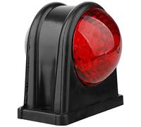 2PCs 12V/24V Car Truck 8 LED Side Marker Light Rubber Double Side Indicator Lamps Waterproof Clearance Light Red White for Trailer Lorry Van Bus