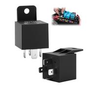 2Pcs 12V 40A 4 Pin Automotive Relay, Multi Purpose Automotive Standard Kit Model No.2912 Waterproof Automotive Switches Starters for Car Home Appliances Automation Equipment Power Supply Industry