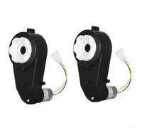 2Pcs 12V Electric Motor Gearbox Powered for Kids Ride On Toys Car, RS550 12V 35000RPM Powered High Speed Wheels Motor Gearbox Engine