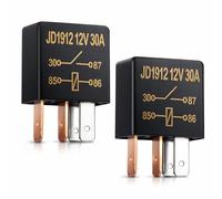 2PCS 12V Relay 30A 4-Pin Heavy Duty Automotive Relays for Car Truck Motorcycle Electrical Systems, Multi-Purpose Standard Power Relay Kit for Horn, Lights, Fuel Pump, Fans and 12V Accessories