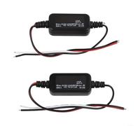 2pcs 12V to 5V DC-DC Voltage Reducer Converter 2.5A Regulator for Solar Battery Systems Electric Vehicles Golf Cart Upgrades