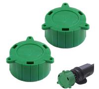 2PCS 13 Pin Alignment Tool Green 13 Pin Realignment Tool Dust Cap for 13 Pin Trailer Plug Dustproof Cover for Caravan Conversion Cap for Plugging and Parking Socket Protecting Towing Adaptor