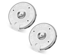2pcs 13 Tone Pitch Pipe, High Sensitivity Chromatic C-C Scale Pitch Pipe Tuner Music Tuning Accessories for Guitar Bass Violin Cello Ukulele Singers & More