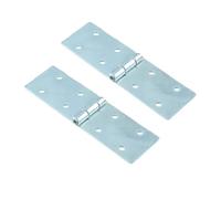 2PCS 133 * 40mm Folding Butt Hinges,Zine Plated Door Hinges,Flap Hinge for Wood Box,Cabinet,Table,Gate,Window