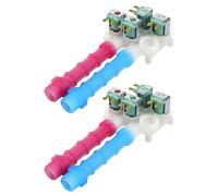 2PCS 134637810 Water Inlet Valve, Solenoid Valves Assembly Replacement for Washer Maintenance, Fill Valves Washer Parts Compatible with41741100000, 41741101000, 41741102000, 41744130000, 41744131000