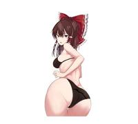 2pcs 13CM Anime Cartoon Cute Girl Car Sticker Vinyl Decal for Motorcycle Bumper Laptop Car Window Door(Pink2,13CM)