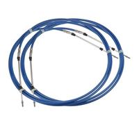 2pcs 13ft 4 Meter 157 inch Marine Throttle Cable Shift Remote Control Box Cable for Outboard Engine Boat Motor Steering System Blue - Not for Yamaha
