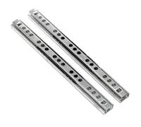 2PCS 13Inch Steel Ball Slide Runners 21mm Wide Drawer Slides for Smooth Cupboard and Cabinet Movement Hardware for Easy Installation