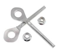 2Pcs 13mm Rear Wheel Axle Hole Chain Tensioner Adjuster Compatible With 110cc 125cc 140cc Dirt Pit Bike ATV Motorcycle Scooter