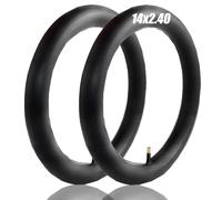 2PCS 14" Bike Tire Tubes 14x1.75/1.95/2.125/2.40/2.50 AV Schrader Valve 14" Bicycle Tubes Premium Butyl Inner Tube(14X2.4/2.5)