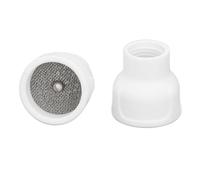 2Pcs 14# Ceramic TIG Welding Cups 2.4mm Precision Center Hole and Built-in Filter Designed for TIG Welding Ensure Shield Gas Uniformity and Stability Without Oxidation