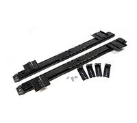 2Pcs 14 Inch Keyboard Tray Slide Heavy Duty Metal Drawer Slides - for Slide Out Keyboard Drawer Shelf, Maximum Load Capacity 35kg, Cabinet Ball Bearing Slides - Smooth Operation