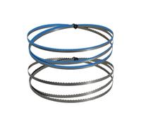 2pcs 1400mm Band Saw Blade 1400x6.35x0.35mm Woodworking Bandsaw Tools for 8'' Compatible with Draper Compatible with Scheppach Compatible with Einhell TH-SB200 TPI 6 10 15(6TPI)