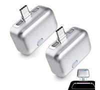 2PCS 140W AI Smart Auto Stop Charging Adapter,USB-C Charging Adapter Separator,Smart Auto StopsCharging When Full,Overnight Safe,Prevent Battery Aging,Plug and Play for Laptop,Pad,Phone,Tablet